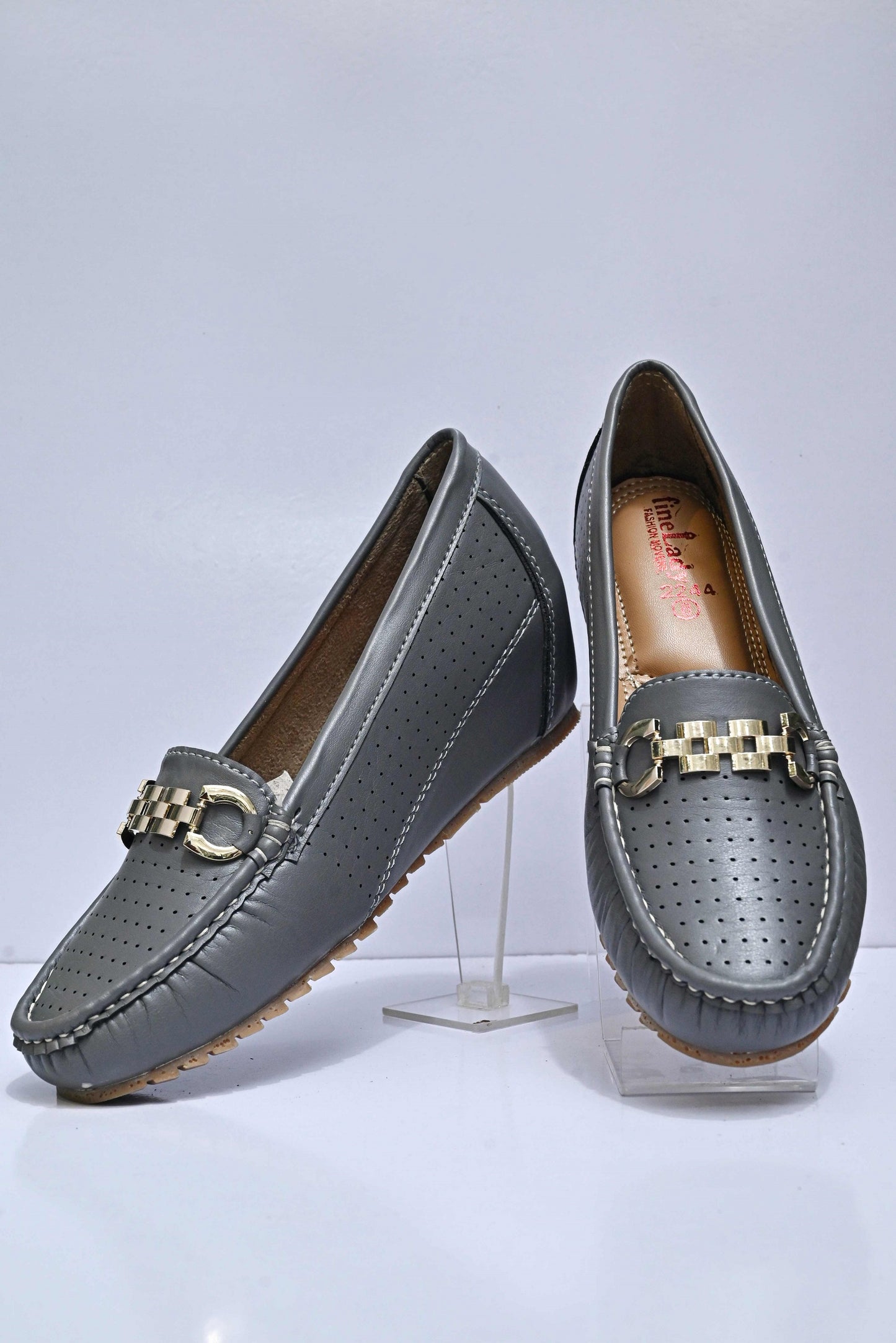 Womens Pink Loafers DX 12