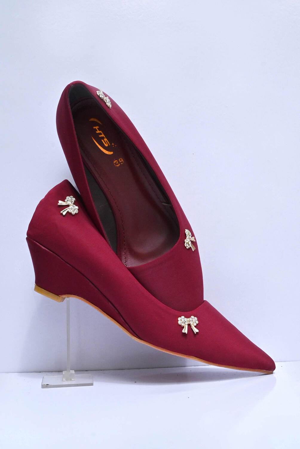 Womens Satin Flat Shoes DX 30