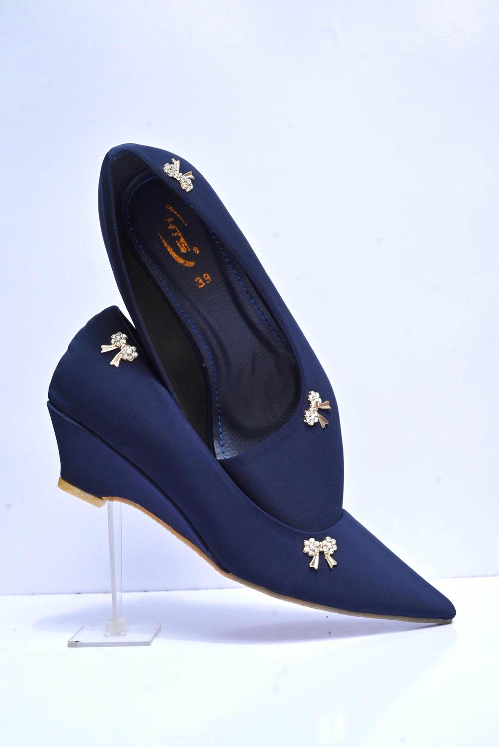 Womens Satin Flat Shoes DX 30