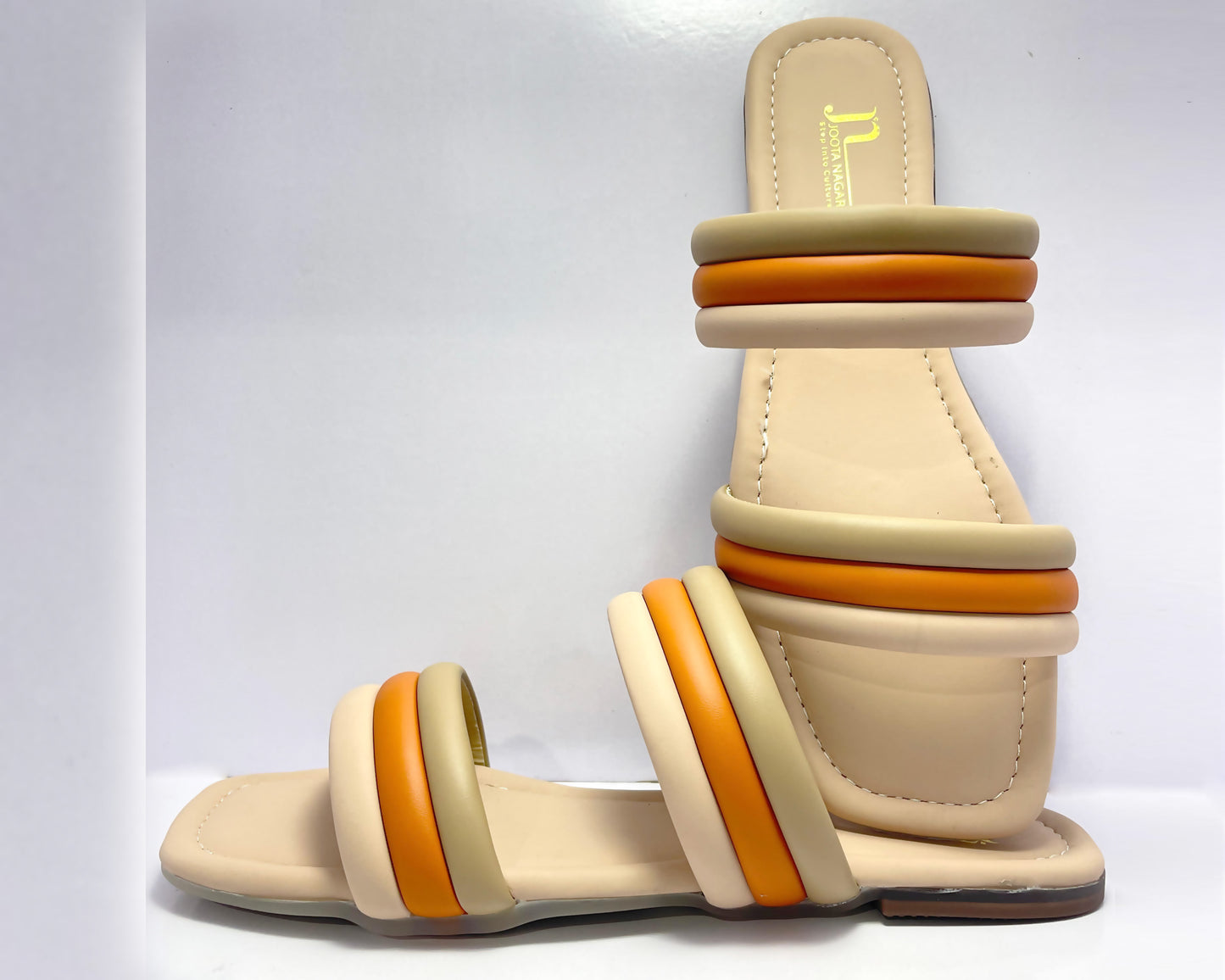 Women Summer Strips Slides DX100