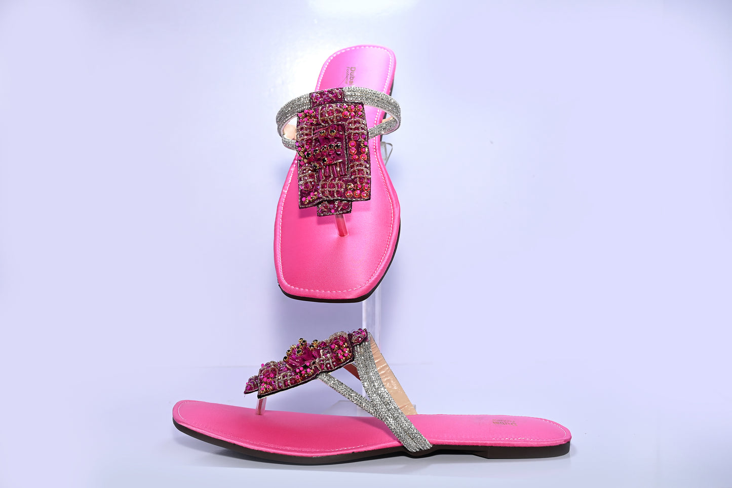 Rhinestone Decor party Sandals