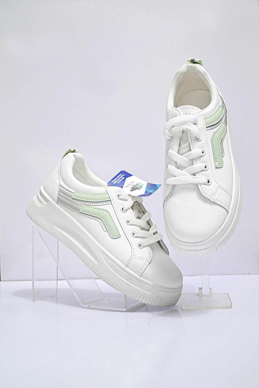 Rounded Toe Lace Up Sneakers DX 37