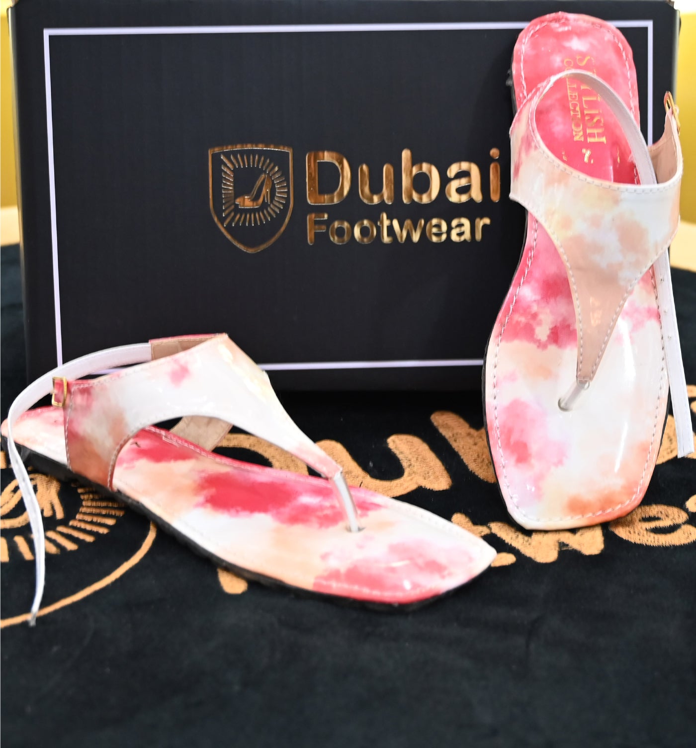 Tie Dye Ankle Strappy Sandals DX 60